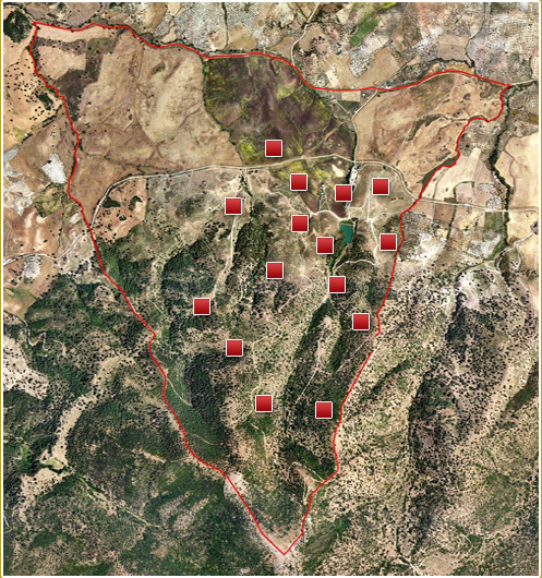 Mapa Areo. Pulsa en cada una de los crculos.